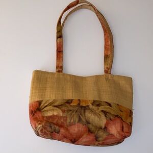 Scala Raffia collection island print peach, beige gorgeous and lightweight OS